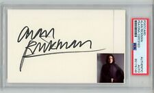 Alan Rickman ~ Signed Autographed Postcard Severus Snape Harry Potter ~ PSA DNA picture