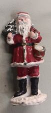 Vintage Small Cast Metal Santa Claus Christmas Figurine picture