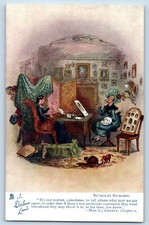 Kent England Postcard Painting Nicholas Nickleby Dickens c1910 Oilette Tuck Art picture