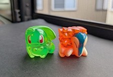 Vintage Pokemon Placoro Early Cyndaquil Chikorita Clear Characoro Color Limited picture