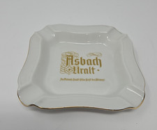 Vintage Asbach Uralt German Brandy Porcelain Ashtray Souvenir Cigarette Smoking picture