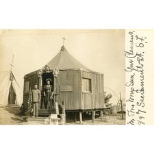 Postcard Real Photo , Asian Couple and Dwelling in San Francisco, CA. Z9 picture
