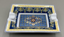 Bacova Porcelain Vintage Ash Tray Beautiful Design 4.5” x 3”. picture