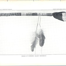 1904 Zuni Indian Ne'wekwe Bauble Plate Print NM Bureau of American Ethnology picture