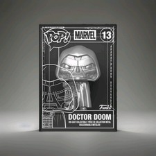 PRE SALE Funko Pop Die-Cast Doctor Doom (Doomsday) Chase & Common 🔥🔥🔥🔥🔥🔥 picture