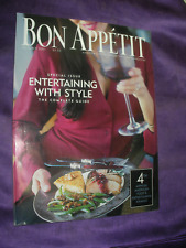Bon Appetit Recipe Cooking Magazine October 2001 V46 #10 Special Issue Guide picture