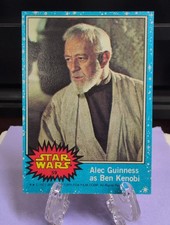 1977 Topps Star Wars Series 1 Alec Guinness As Ben Kenobi #59 Blue Border⭐🔥 picture