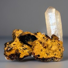 “Cookie Ridge” Hashupi Himalayan Limonitic Iron Matrix Oxidation Quartz Crystal picture