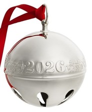 Wallace Annual Silver Plate Sleigh Bell Ornament 2026, 56th Edition NIB picture