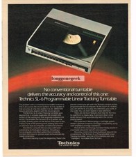 1982 TECHNICS SL-6 Programmable Turntable Stereo Hi-Fi Audiophile Vintage Ad  picture