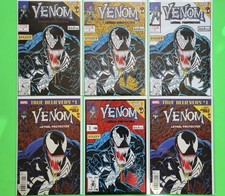 Lot Venom Lethal Protector 1 Shattered Gold Black Red White Error True Believers picture