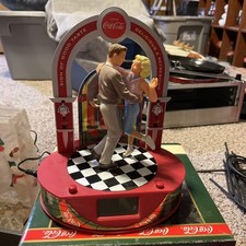 Coca-Cola Dancing Couple Jukebox Figurine Display Scene, Soda Theme picture