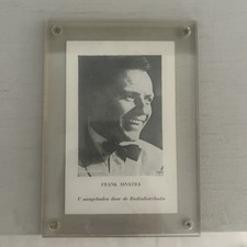 1950's DUTCH Radio Promo Card FRANK SINATRA 5 1/2 X 3 1/2 picture
