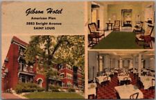St. Louis, Missouri Postcard GIBSON HOTEL 