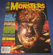 FAMOUS MONSTERS # 223  WOLFMAN  CVR /  BIG HALLOWEEN MONSTER MAG SALE picture