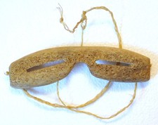 Vintage Inuit Eskimo SNOW GOGGLES, 6