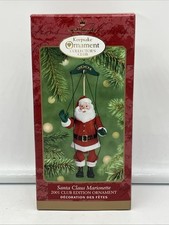 2001 Hallmark Keepsake Ornament Santa Claus Marionette Club Edition  picture