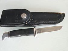 Vtg Buck USA Caper Knife 116 Leather Sheath Inverted 2 Line Stamp 1967-1972 picture