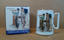 1985 Long John Silvers ~ Porcelain Tankard ~ Norman Rockwell 