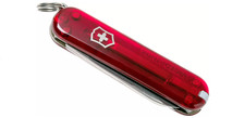 Victorinox Classic SD Swiss Army Knife Translucent Ruby-58 mm-NEW WITHOUT BOX picture