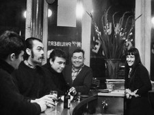 Paris Les Halles At The Bar 1960'S Historic 1960s Large Old Photo picture