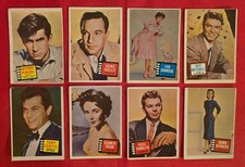 1957 Topps Hit Stars Vintage Non-Sport Card Lot (32) Mid-Grade Liz Taylor Hope picture
