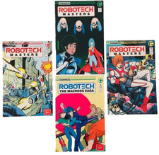 Robotech 1985 Comico Masters The Macross saga Revell Comics Lot of 4 Vintage picture