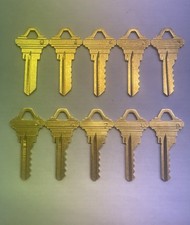 SCHLAGE SPACE AND DEPTH KEYS SPACER KEYS SC1 LOCKSMITH TOOLS USA made blanks 0-9 picture