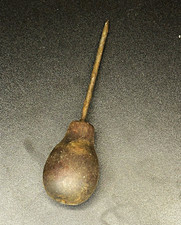 Vintage Wooden Handle Awl or Screwdriver Collectible Hand Tool Screwdriver picture