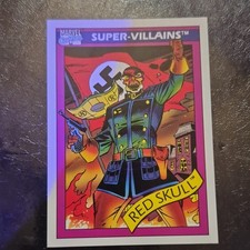Impel 1990 Marvel Comics Super-Villains Red Skull Base Set Card #81 picture