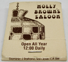 Molly Brown's Saloon Gay Bar Guerneville Russian River California FULL Matchbook picture