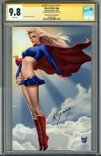 GARV GIRLS CGC 9.8 SS SIGNED KEITH GARVEY SUPERGIRL CONVENTION CANVAS /25 POP 1 picture