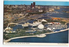 Postcard Exciting Ontario Place and the Toronto Skyline Toronto Canada picture