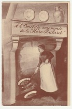 Menu - A L'Omelette renommee de la Mere Poulard TRIPLE-SEC COINTREAU Liqueur Vtg picture