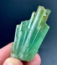 95 CTs Natural Green Tourmaline Cluster specimen from Afghanistan picture