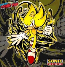 Super Sonic Hedgehog Painterly Series pin Zen Monkey NYCC 2025 limited ed 1,000 picture