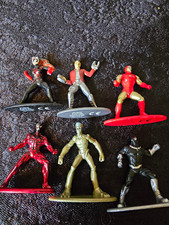 Jada Toys Marvel Nano Metalfigs Lot. Set Of Six Die Cast Figures. picture