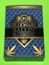 FREE GIFTS🎁Billionaire💵Ballin' Blueberry🫐50 High Quality🍁Hemp Rolling Papers picture