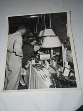Vice President Albert Barkley(Truman-Eisenhower) Inspecting Items NAVY PHOTO 8x1 picture