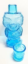 Vintage Jolly Mountaineer Decanter Tiara Blue picture