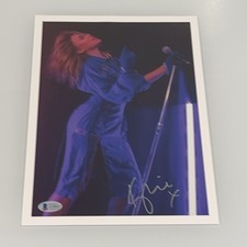Kylie Minogue Hand Signed Autographed 8x10 Photo Beckett COA picture