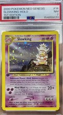 2000 Pokémon Neo Genesis Slowking Holo 1st Edition #14 PSA 7 NM WoTC Vintage picture