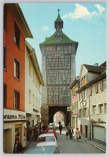 Konstanz am Bodensee Germany Schnetztor Historic City Gate Tower Postcard picture