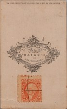 Antique CDV Photo Woman with Nice Revenue Stamp Nice 1870's PA picture