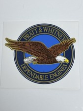 Pratt & Whitney Dependable Aircraft Engines Sticker Old Style 5.5” Aerospace picture
