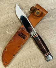 kabar 1205 hunting/fighting Knife.  Vintage Fixed Blade  picture