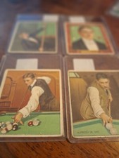 1910 T218 Mecca Champions Billard Champion Athlete Lot Cards Rare picture