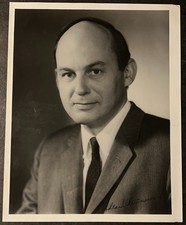 Adlai Stevenson III Signed Vintage U.S. Senator Portrait Illinois Autograph picture