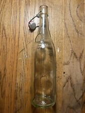 Geyer Freres Maison Fondee 1895 Glass Bottle w/ Wire Bale Stopper Swingtop 750mL picture