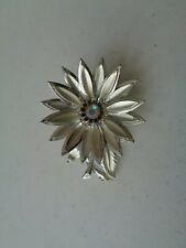 Gorgeous Large Silver Tone Flower Brooch Pin [ ] picture